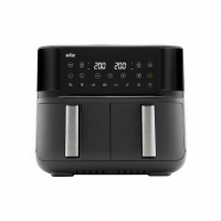 BRAUN TwinCook 3 TD3030 heteluchtfriteuse zwart