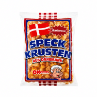 Ok Snacks spekkorsten krokante varkenscracker met barbecuesmaak 150 g