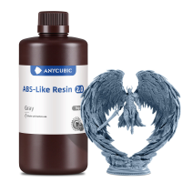 Anycubic ABS achtige Resin 2.0 Met hoge sterkte en taaiheid, lage krimp, 3D printerresin voor LCD/DLP/SLA 3D printers(Grijs, 1 kg)