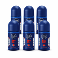 NIVEA Men Deoroller Dry Impact 50 ml (6 Pack)