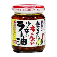 Momoya licht pittige chili olie 110 g [JP/EN]