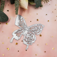 WhereHike creatieve metalen vlinder snijmallen sjabloon voor plakboeken reliëfdrukgereedschap papieren kaarten albumdecoratie, vlinder A