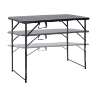 Practo In hoogte verstelbaar opvouwbaar tafel 60 x 120 cm