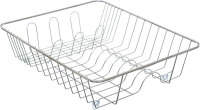 5Five Zwarte metalen afwasrek   39 x 33,5 x 10,5 cm