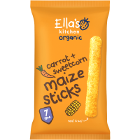 Ella's Kitchen 7+M Wortel + Suikermais Stengels 16 G