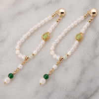 Huacan Lente en zomer Hanfu manchetten magnetische gesp manchetknooppen voor dagelijks reizen broekbenen vastgemaakte opgerolde manchetten artefactketting gesp accessoires 2 stuks