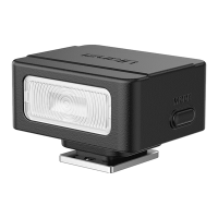 Ulanzi SL01 mini flitser, GN8 cameraflitser voor Canon, Fuji, Sony, Nikon en andere digitale spiegelreflexcamera's/digitale camera's, 4 vermogensniveaus, mini cameraflitseraccessoires voor fotografie