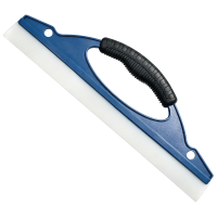 Auto Siliconen Rakel met Siliconen Lip, Handbediende Siliconen Glaswisser, Geschikt voor Autoruiten, Achterspiegels en Badkamerglas, Krasvrij en Oppervlakvriendelijk, 1 Stuk, Blauw