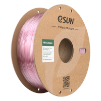 ESUN PETG Basic Transparant Lichtroze 3D Filament 1,75 mm, Hoge Snelheid Printen, Kosteneffectief Inlopmateriaal Voor 3D Printen 1 kg (2,2 lbs) Kartonnen Spoel