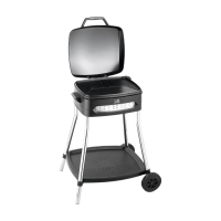 Fritel Barbecue BBQ 3278   Elektrische BBQ/Tafelgrill   Groot Grilloppervlak 40 x 36 cm   2000 W   Verwijderbare Plaat + Standaard