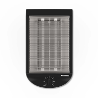 MELISSA Broodrooster | 600 W | Timer | Uitneembare kruimellade | Automatische uitschakeling | Zwart