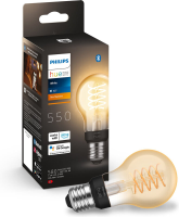 Philips Hue slimme filamentlamp, witte filamentstijl, E27
