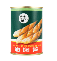 Panda geoliede bamboescheuten (blik) 397 g