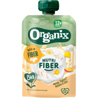 Oranix   Biologisch vezelrijk Mango, yoghurt, banaan en havermout 12M+