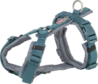 TRIXIE Jollypaw premium trekking tuigje petrol/grijs 62 74 x 2,5 cm