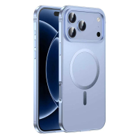 IM CHEN iPhone 18Promax hoesje, compatibel met 17promax, frame van legering, originele kleur, MagSafe magnetische versie, hemelsblauw, 1 stuk