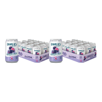 Charlie's Organics Bruiswater Cassis   12 x 330 ml x2