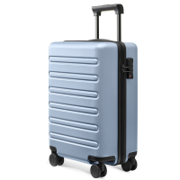NINETYGO ANDES bagage, Handbagage, 55,88 x 35,56 x 22,86 cm, Goedgekeurd door luchtvaartmaatschappijen, 50,80 cm koffer met soepele dubbele zwenkwielen, Harde schaal handbagage, Lichtgewicht reisbagage, TSA goedgekeurd, Blauw, 20 inch   Nieuwe aankomsten