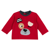 Chicco   t shirt met lange mouwen   62   middelrood