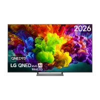 LG 55QNED93B6A 55 inch QNED evo AI Mini LED 4K Smart TV, 120 Hz, VRR 144 Hz, Dolby Vision, HDR10, Dolby Atmos, webOS, FreeSync, HDMI 2.1, Wi Fi, Zwart