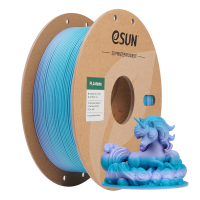 ESUN PLA Mat Regenboog 3D printing Filament 1,75 mm Ocean 1 kg, Hoge Snelheid Printen, Matte Textuur, Regenboogkleuren 3D printing Materiaal Voor 3D FDM Printers