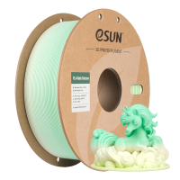 ESUN PLA Mat Regenboog 3D printing Filament 1,75 mm   Geel Wit Aqua 1 kg, Hoge Snelheid Printen, Matte Textuur, Regenboogkleuren 3D printing Materiaal Voor 3D FDM Printers