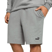 PUMA Heren Shorts Medium Grijs Gemêleerd PUMA ESS No. 1 Logo Collectie L