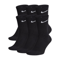 3 Pack Nike Everyday Cushion crew trainingssokken zwart wit swoosh maat XL