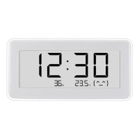 Xiaomi digitale temperatuur  en luchtvochtigheidsmeter met klok, sensor – LYWSD02MMC