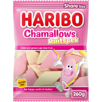 Haribo Chamallows vierkante marshmallows   260 g