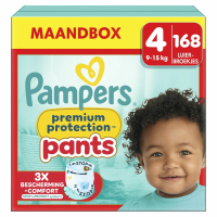 Pampers Premium Protection luierbroekjes maat 4 maandbox – 168 luierbroekjes