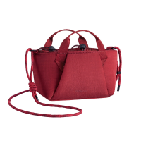 Beneunder LC169, Uitschuifbare Mini Crossbody Tas, Water , Olie  en Vlekbestendig, Duurzaam, Uitbreidbaar van 1,2 L tot 3,6 L, Ultralicht 98 g, Met Binnenvakken, Wasbaar, Zonsondergang Rood