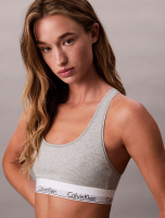 Calvin Klein ongevoerde bralette P7A grijs gemêleerd dames XXS