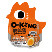 Yan Jin Pu Zi O king Gekookte Kwarteleieren, Sojabouillonsmaak, 128 g (Individueel Verpakt)