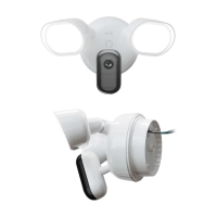 Arlo FLW2201 100EUS bedrade beveiligingscamera met schijnwerper voor buiten 2K HDR WiFi 2e generatie, 2 cameraset wit