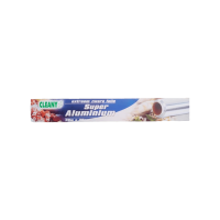 Cleany aluminiumfolie, 30 cm breed, in een doos   20 m
