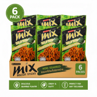 VFOODS Mix Biscuit Sticks, Nori Zeewiersmaak 6 x 60 g