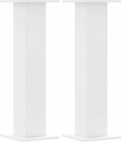 VidaXL Plantenstandaards 2 st 30x30x95 cm bewerkt hout wit