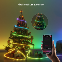 Yeelight Obsid RGBIC LED lichtstrip – Slimme kleurveranderende LED strip voor kamer, tv, bureau en gaming sfeer, 1 stuk, 2 m