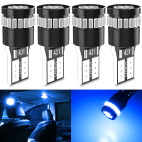 Katur 194 ledlampen 168 2825 W5W T10 24 SMD 3014 chipsets, foutvrije canbus led voor autokentekenplaatverlichting en koepelverlichting (4 stuks, ultrablauw)