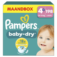 Pampers Baby Dry Luiers Maat 4+ – Maandbox 198 Luiers