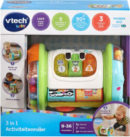 VTech Baby 3 in 1 activiteitenroller   multikleurig, 13,8 cm