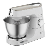 KENWOOD Titanium Chef Baker KVC65 keukenmixer wit