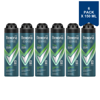 Rexona Deospray Men Quantum Dry 150 ml (6 Pack)