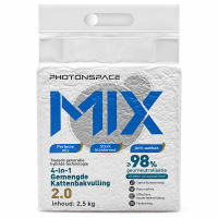 Photonspace   Tofu 4 in 1 Kattenbakvulling   6 L   2,5 kg   Klontvormend   Geurloos   Minder plakken   Geschikt voor zelfreinigende kattenbakken
