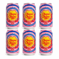 CHUPA CHUPS Kersen Bubblegum 345 ml [Incl. 0,15 Statiegeld] x 6