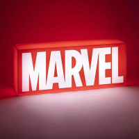 Paladone Marvel Logo LED Bureau Lamp   Rood, 30 x 12 cm