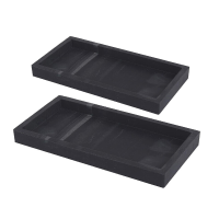 JORDAN&JUDY 2 pack siliconen dienplank met zwarte marmerprint, premium textuur, praktisch