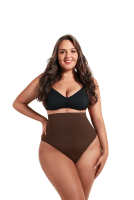 Feelingirl Naadloze direct gladmakende gevormde slips met low rise snit XL/XXL brown