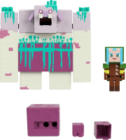 Minecraft Legends actiefiguur Devourer & Ranger, meerkleurig